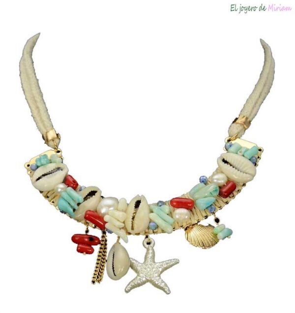 Collar motivos marinos