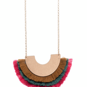 Colgante triple fleco
