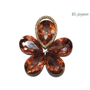 Broche de mujer flor