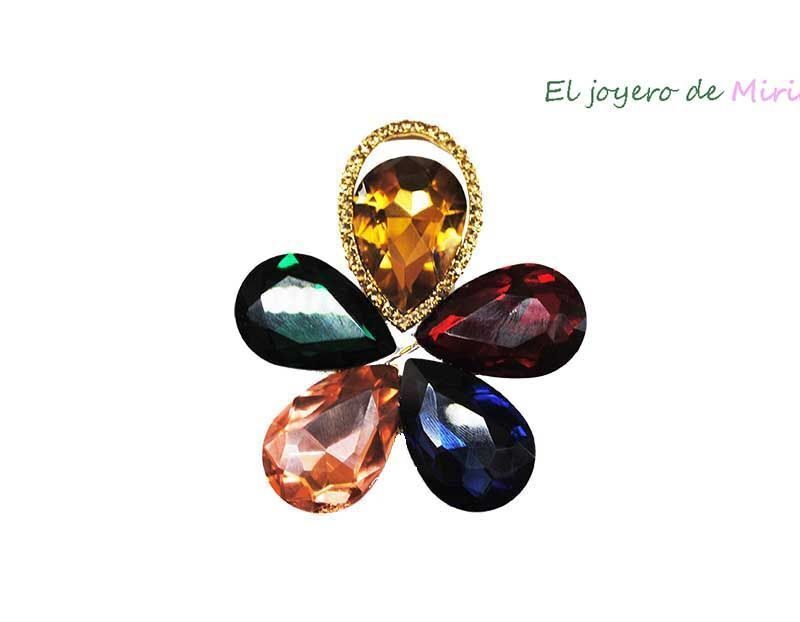 Broche flor fantasía