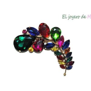 Broche multicolor fantasía