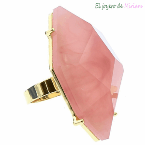 Anillo piedra de resina