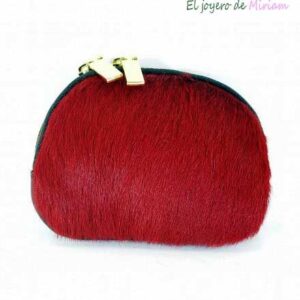 Monedero pelo - piel