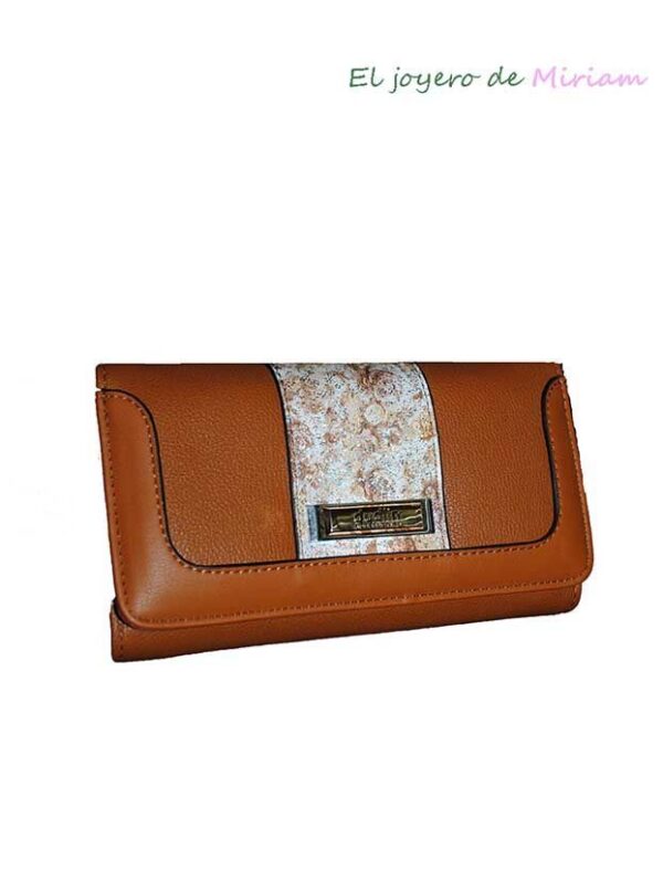 Cartera billetero camel