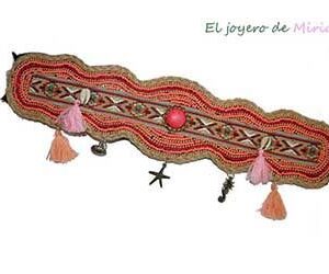 Fajín étnico salmón