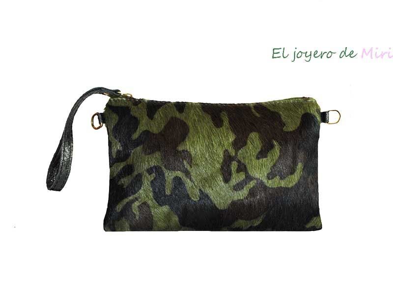 Cartera/ bolso estampado camuflaje