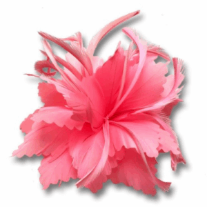 Flor tocado coral