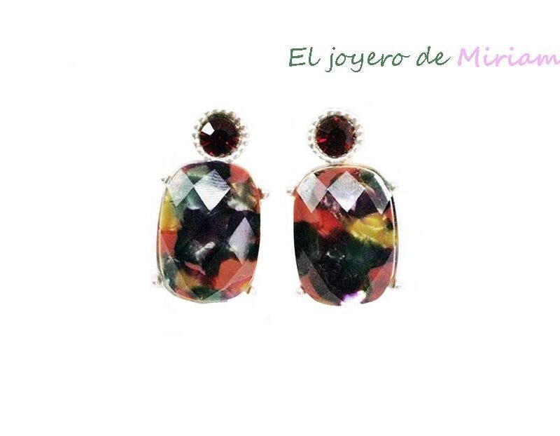 Pendientes multicolores
