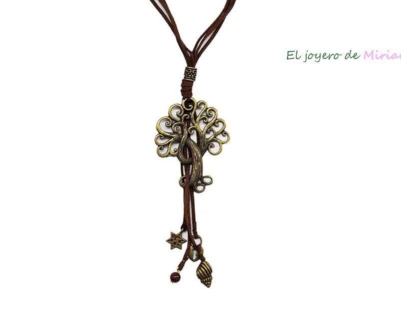 Collar largo árbol de la vida