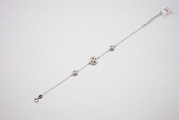 Pulsera cruces Plata