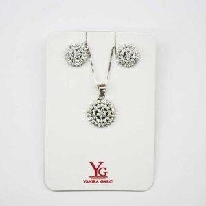 Conjunto de plata motivo estrella