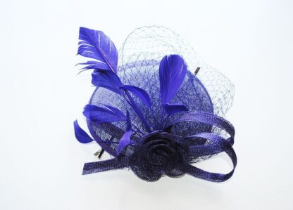 Tocado casquete morado cardenal - Imagen 2