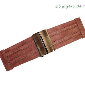 Cinturón - fajín rosa maquillaje