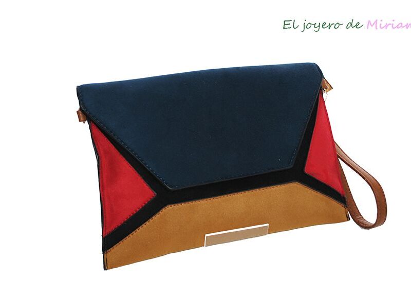 Bolso de mano antelina