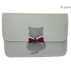 Bolso gris de niña