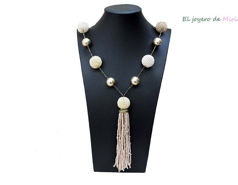 Collar largo cuentas