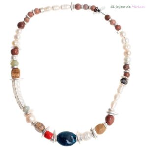 Collar corto perlas