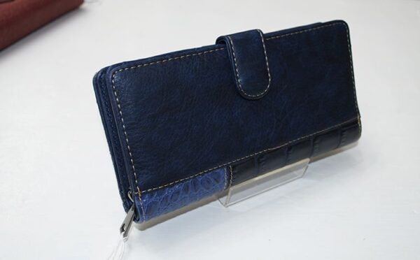 Cartera billetero azul - Imagen 3