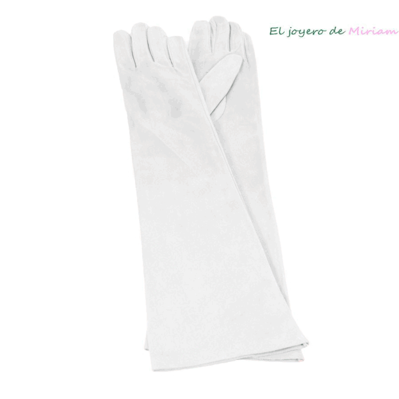 Guantes grises claro 50 cm