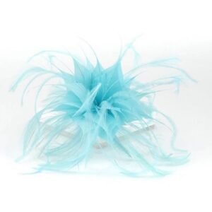 Flor tocado azul