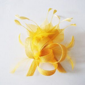 Flor tocado amarillo