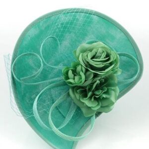 Tocado verde agua