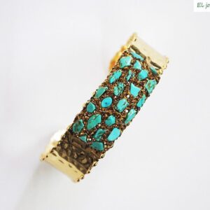 Brazalete piedras azules