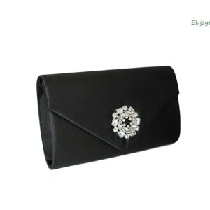 Clutch negro pedrería