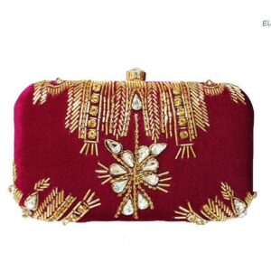 Clutch granate pedrería