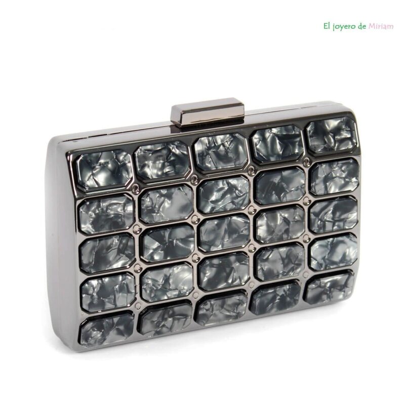 Clutch carey plata vieja