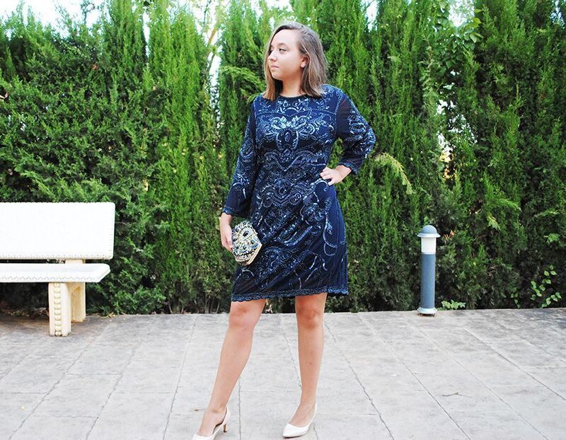 Vestido de fiesta lentejuelas
