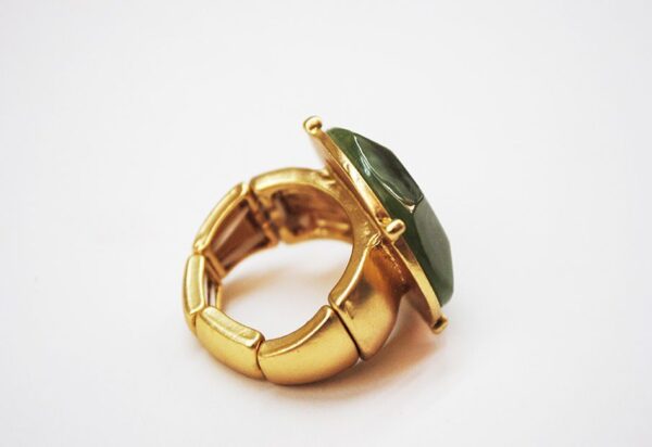 Anillo cristal verde - Imagen 2