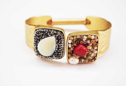 Brazalete dorado mate - Imagen 2