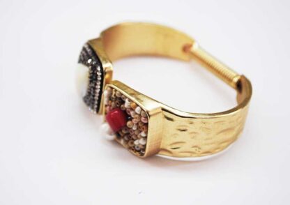 Brazalete dorado mate - Imagen 3