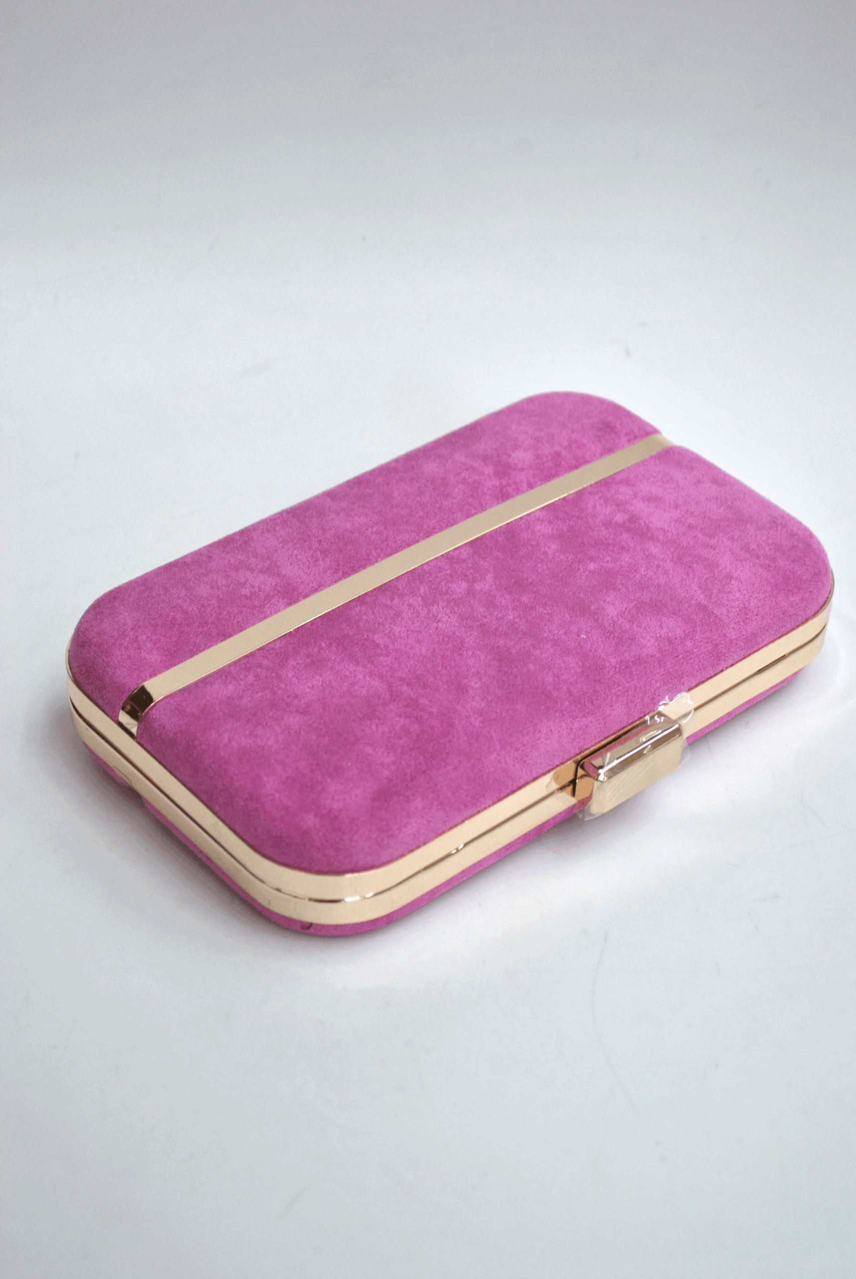 Clutch rosa y dorado - Imagen 2