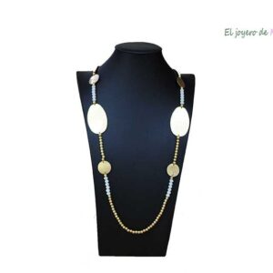 Collar largo dorado