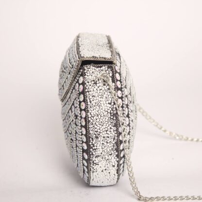 Clutch negro tachuelas - Imagen 2