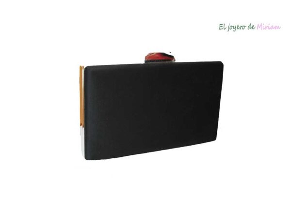 Clutch negro antelina