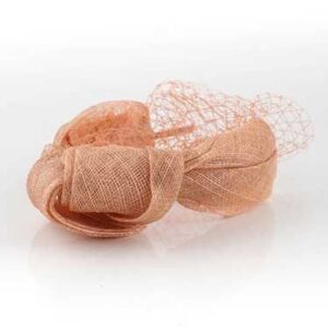Diadema tocado coral