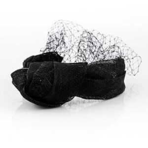Diadema negra tocado red