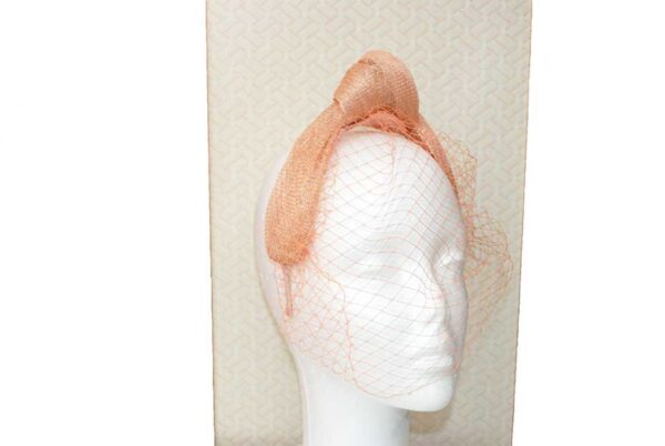 Diadema tocado coral - Imagen 2