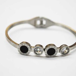 Pulsera acero círculos