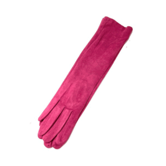 Guantes rosa fucsia antelina