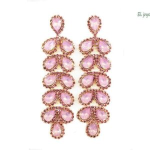 Pendientes cristales nude