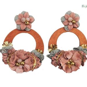 Pendientes flamenca nude