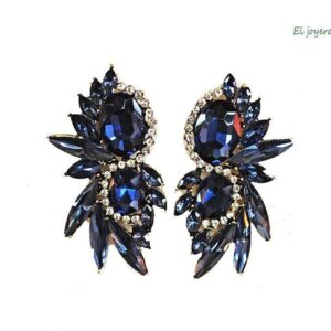 Pendientes azul marino