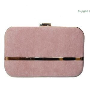 Clutch rosa empolvado