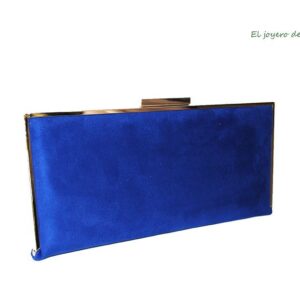 Clutch baguette azul klein