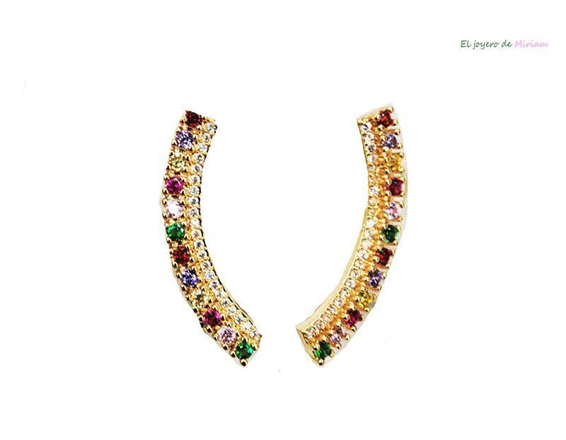 Pendientes multicristales