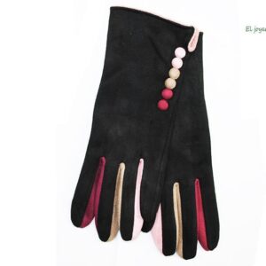 Guantes negros de invierno